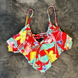 bright colored swim top
size S